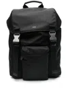 Sandro Logo-lettering Backpack In Black