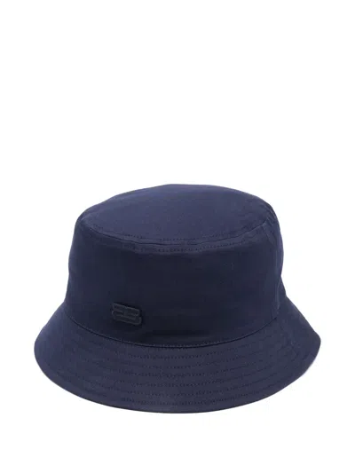 Sandro Logo-patch Bucket Hat In 蓝色