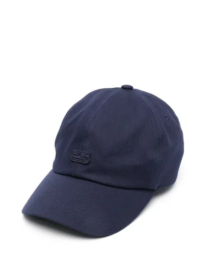 Sandro Logo-patch Cap In 蓝色