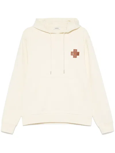 Sandro Logo-patch Hoodie In 中性色