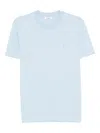 Sandro T-shirt With Heart Patch In Blue