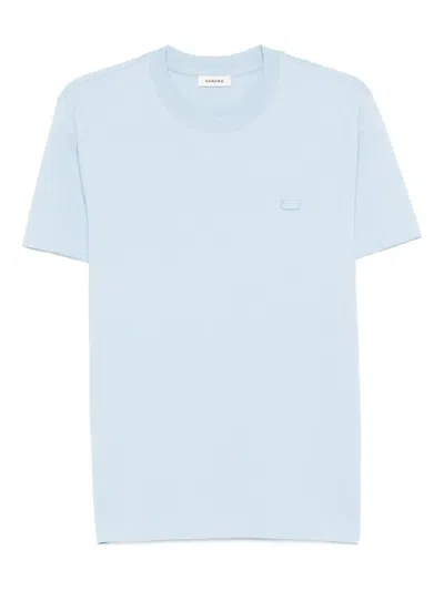 SANDRO LOGO-PATCH T-SHIRT