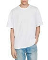 Sandro Logo Sleek Tee In White