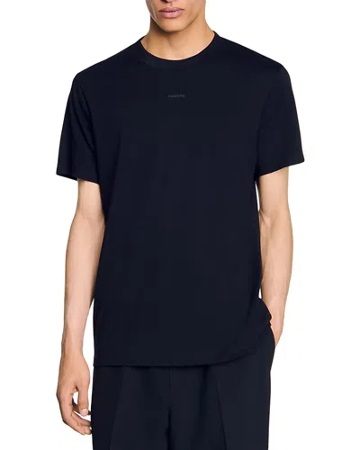 Sandro Logo Tee In Black