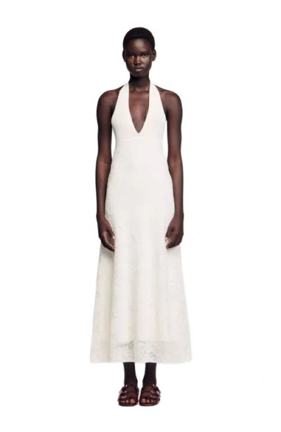 Sandro Long Knit Dress