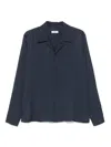 Sandro Patch Pocket Shirt In Blue