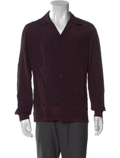 Pre-owned Sandro Long Sleeve Shirt In Brown