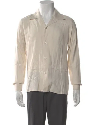 Pre-owned Sandro Long Sleeve Shirt In Neutral