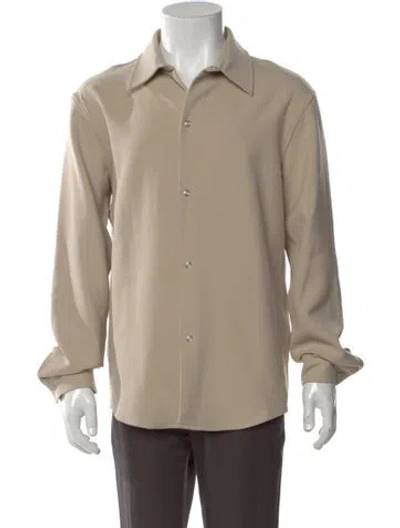 Pre-owned Sandro Long Sleeve Shirt In Neutral