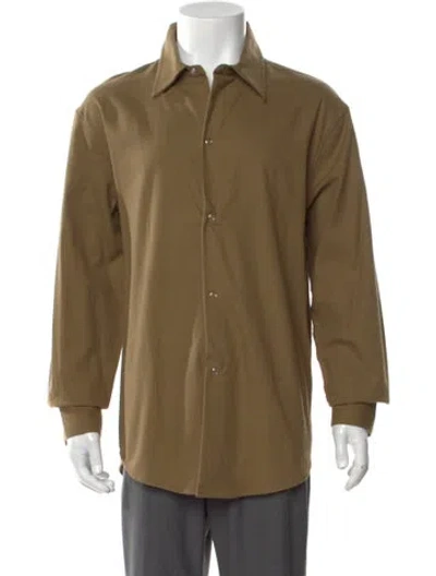 Pre-owned Sandro Long Sleeve Shirt W/ Tags In Green
