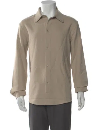 Pre-owned Sandro Long Sleeve Shirt W/ Tags In Neutral