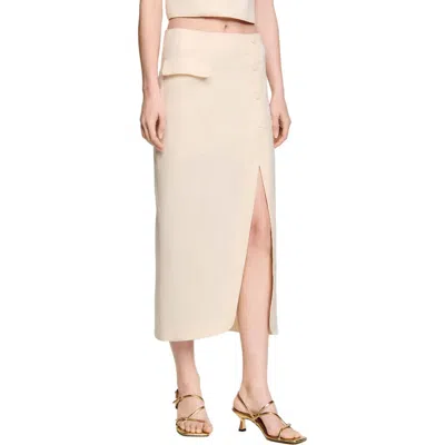 SANDRO SANDRO LONG SLIT SKIRT