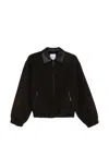 Sandro Long-sleeve Wool Coat In Black