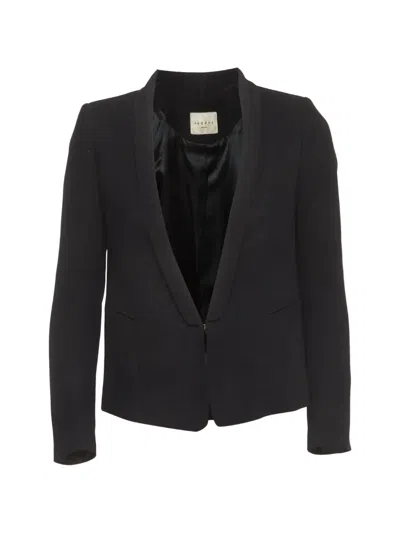 Pre-owned Sandro Long-sleeves Blazer In Black