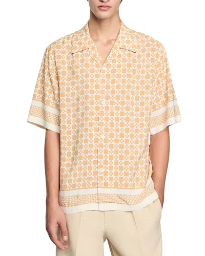 Sandro Loose-fit Shirt In Fire