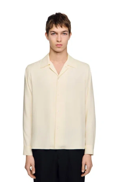 Sandro Loose-fit Shirt In White