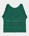 SANDRO MADRID CROPPED TANK TOP