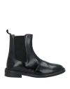 Sandro Man Ankle Boots Black Size 9 Leather In Black