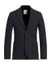Sandro Man Blazer Midnight Blue Size 40 Polyester, Viscose, Elastane In Blue