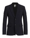 Sandro Man Blazer Midnight Blue Size 44 Wool In Navy