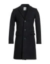 Sandro Man Coat Black Size Xl Wool, Polyamide, Cashmere