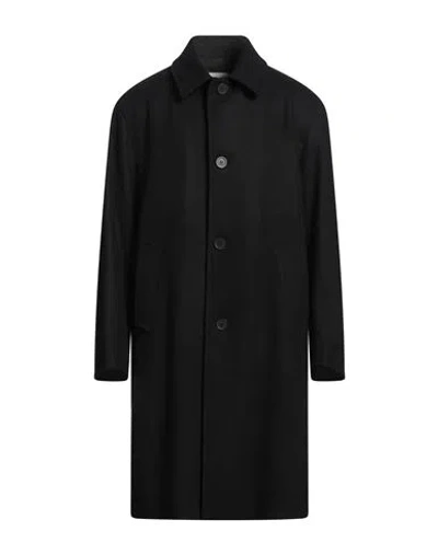 SANDRO SANDRO MAN COAT BLACK SIZE L WOOL, POLYAMIDE, CASHMERE