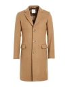 Sandro Man Coat Camel Size Xs Wool, Polyamide, Virgin Wool, Cashmere In Brown