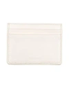 Sandro Man Document Holder Off White Size - Soft Leather