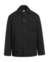 Sandro Man Jacket Black Size Xl Cotton, Polyamide