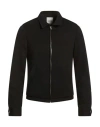 Sandro Man Jacket Black Size Xl Polyamide, Wool In Black
