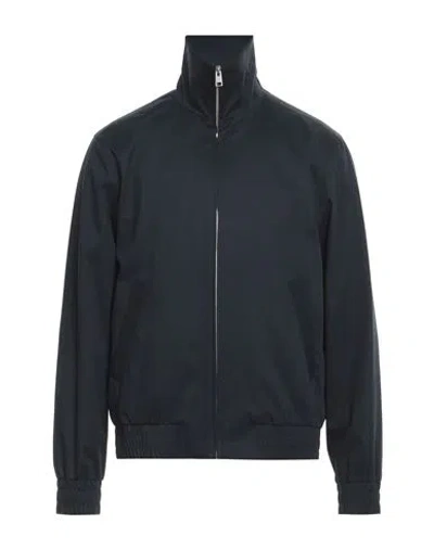 Sandro Man Jacket Midnight Blue Size S Cotton, Lyocell, Elastane