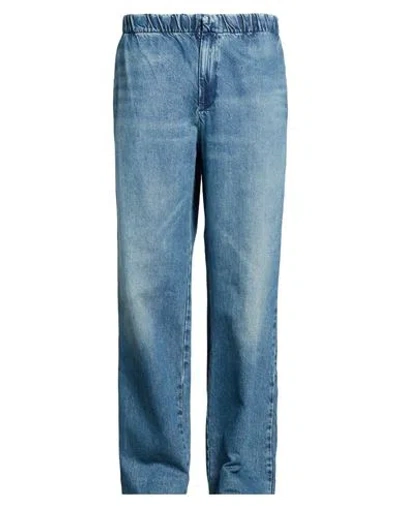Sandro Man Jeans Blue Size 34 Cotton In Multi