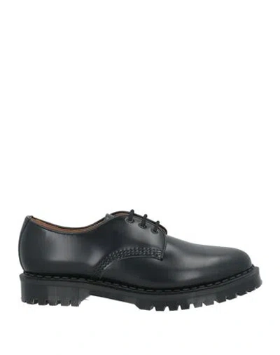 Sandro Man Lace-up Shoes Black Size 7.5 Leather
