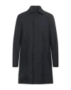 Sandro Man Overcoat & Trench Coat Midnight Blue Size Xxl Polyester, Wool, Nylon, Polyurethane