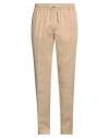 Sandro Man Pants Beige Size 30 Cotton, Lyocell, Elastane