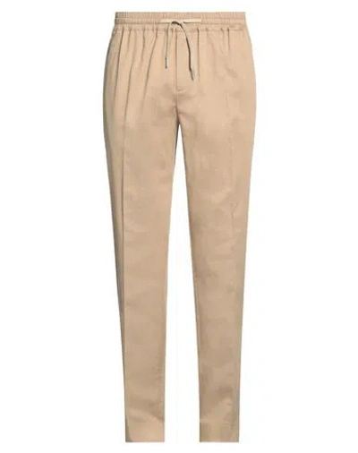 Sandro Man Pants Beige Size 30 Cotton, Lyocell, Elastane
