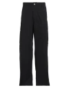 Sandro Man Pants Black Size 32 Cotton In Black