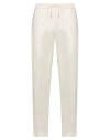 Sandro Man Pants Cream Size 30 Cotton, Lyocell, Elastane In White