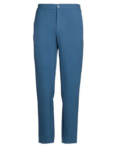 Sandro Man Pants Slate Blue Size 28 Polyester, Viscose, Elastane