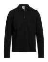 Sandro Man Polo Shirt Black Size Xl Cotton