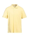 Sandro Man Polo Shirt Yellow Size Xl Cotton
