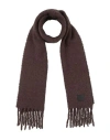 Sandro Man Scarf Khaki Size - Alpaca Wool, Polyamide
