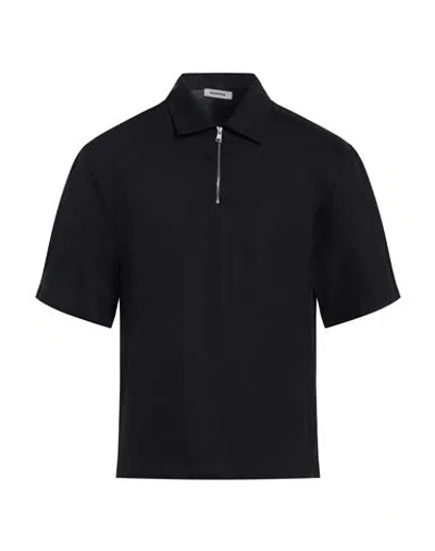 Sandro Hemd Aus Twill Aus Einer Lyocellmischung In Nachtblau