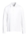 Sandro Man Shirt White Size L Viscose