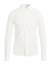 Sandro Man Shirt White Size Xl Cotton In White