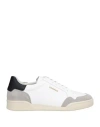 Sandro Man Sneakers White Size 9 Leather In White