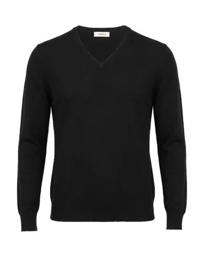 Sandro Man Sweater Black Size Xs Wool