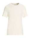 Sandro Man Sweater Cream Size L Viscose, Polyamide In Neutral