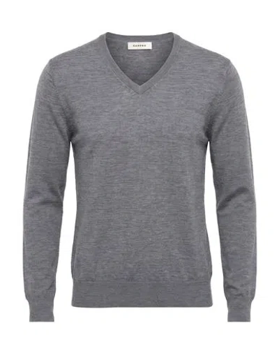 Sandro Man Sweater Grey Size Xs Wool In Gray