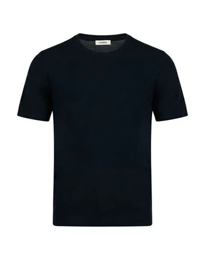 Sandro Man Sweater Midnight Blue Size S Viscose, Polyamide